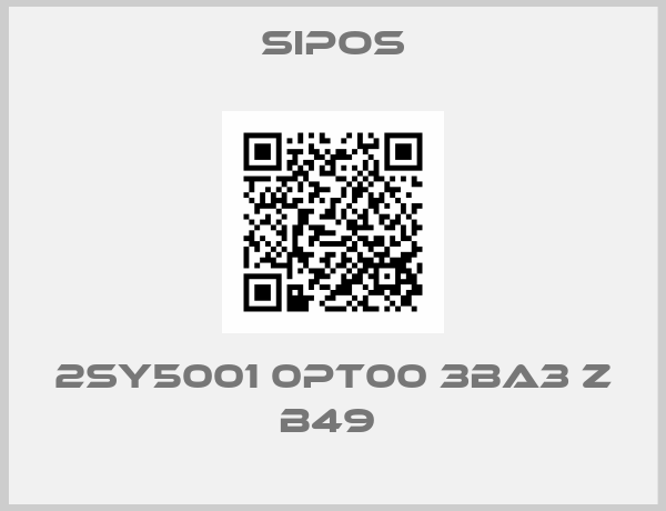 Sipos-2SY5001 0PT00 3BA3 Z B49 