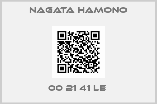 NAGATA HAMONO-00 21 41 LE 