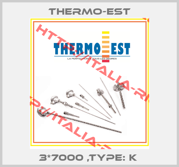 Thermo-Est-3*7000 ,TYPE: K 