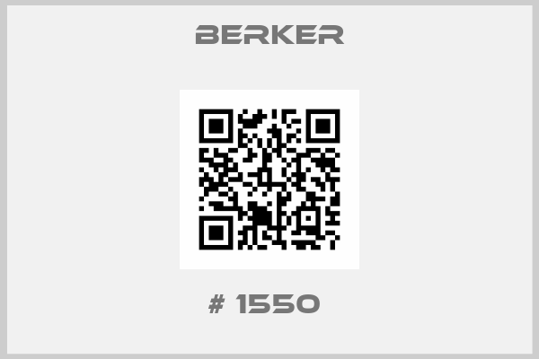 Berker-# 1550 