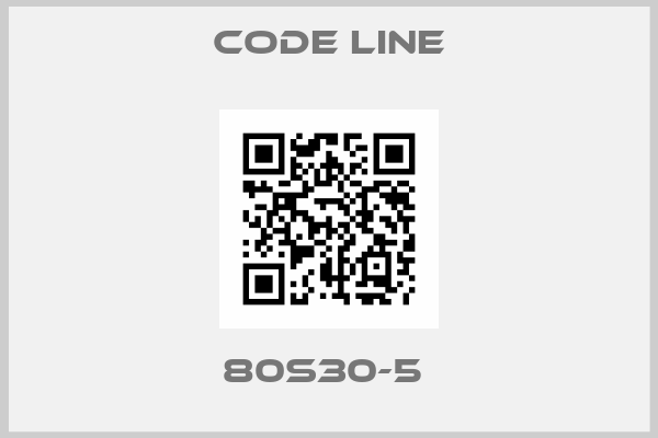 Code Line-80S30-5 
