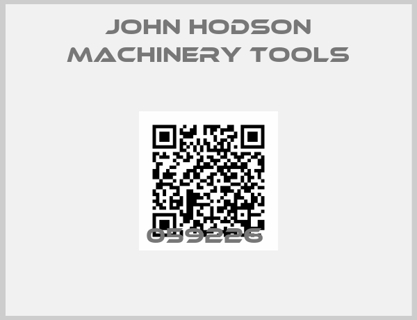 JOHN HODSON MACHINERY TOOLS-059226 