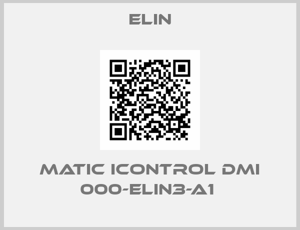 Elin-MATIC ICONTROL DMI 000-ELIN3-A1 