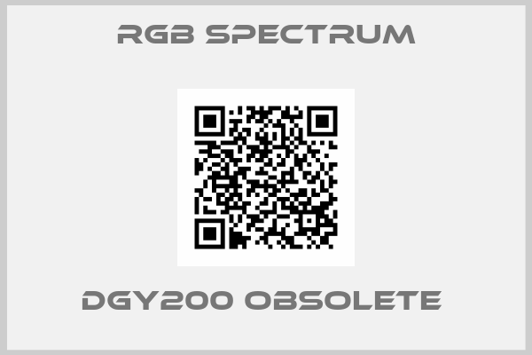 Rgb Spectrum-DGY200 obsolete 