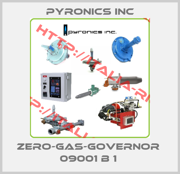 Pyronics Inc-Zero-Gas-Governor  09001 B 1 