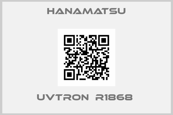 Hanamatsu- UVtron  R1868 