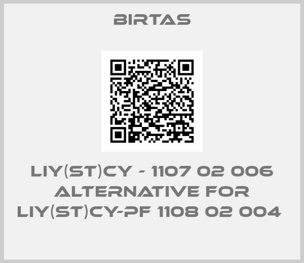 BIRTAS-LIY(St)CY - 1107 02 006 alternative for LIY(St)CY-PF 1108 02 004 