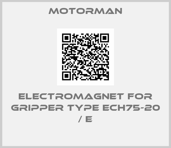 Motorman-Electromagnet for gripper type ECH75-20 / E