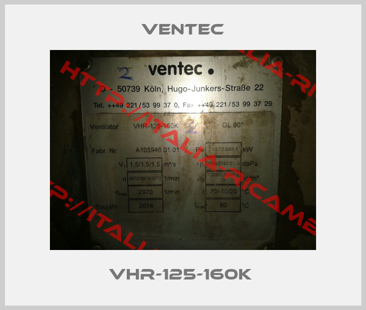Ventec-VHR-125-160K 