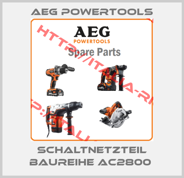 AEG Powertools-Schaltnetzteil Baureihe AC2800 