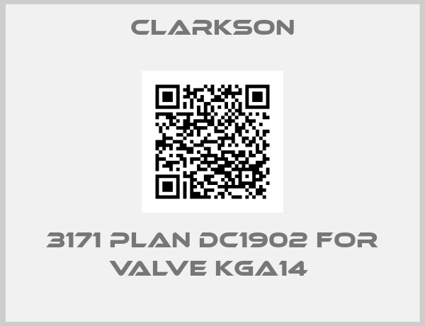 Clarkson-3171 PLAN DC1902 FOR VALVE KGA14 