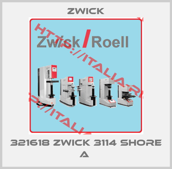 Zwick-321618 ZWICK 3114 SHORE A 