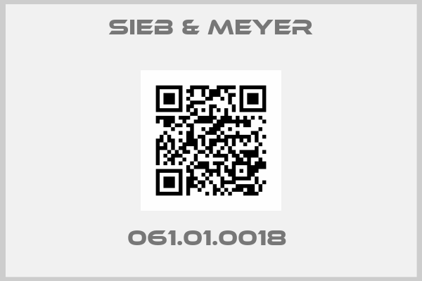 SIEB & MEYER-061.01.0018 