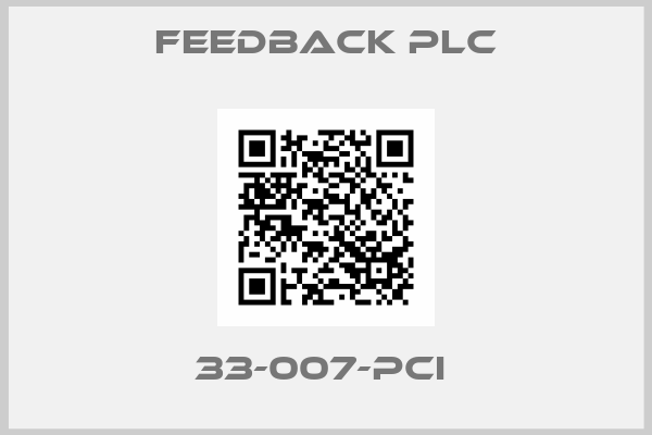 Feedback plc-33-007-PCI 
