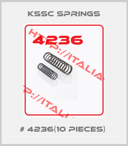 KSSC Springs-# 4236(10 pieces) 