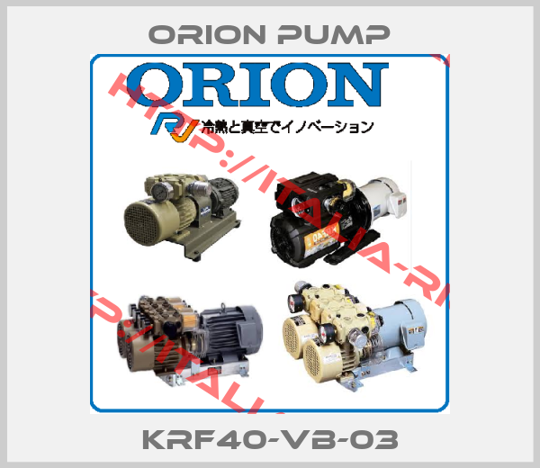 Orion pump-KRF40-VB-03