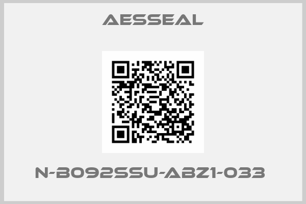 Aesseal-N-B092SSU-ABZ1-033 