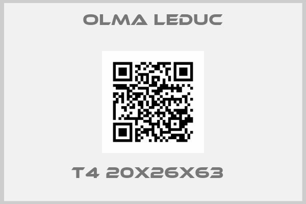 OLMA LEDUC-T4 20X26X63  