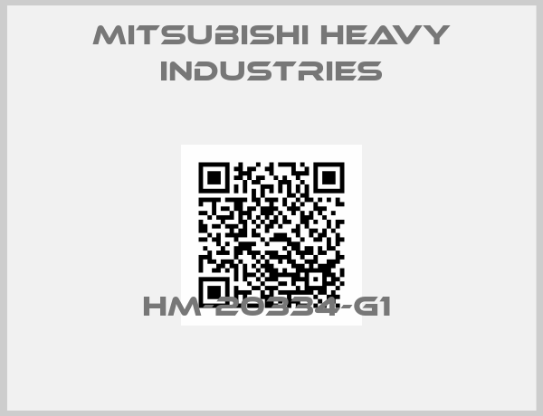 Mitsubishi Heavy Industries-HM-20334-G1 