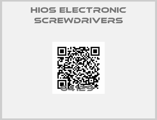 Hios Electronic Screwdrivers-64129 