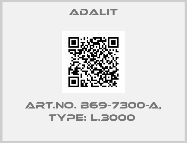 Adalit-Art.No. B69-7300-A, Type: L.3000 