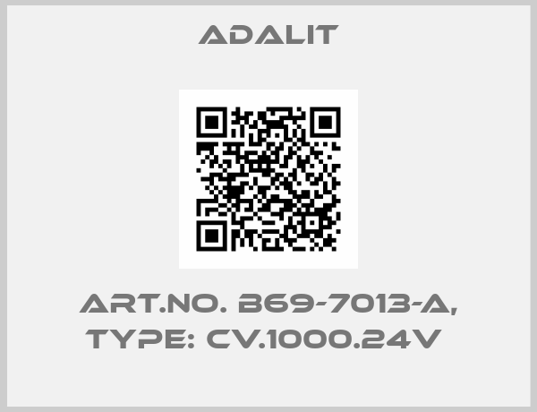 Adalit-Art.No. B69-7013-A, Type: CV.1000.24V 