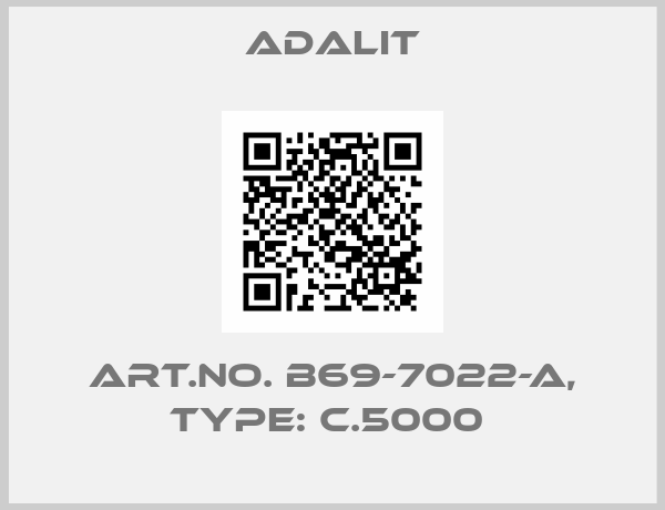 Adalit-Art.No. B69-7022-A, Type: C.5000 