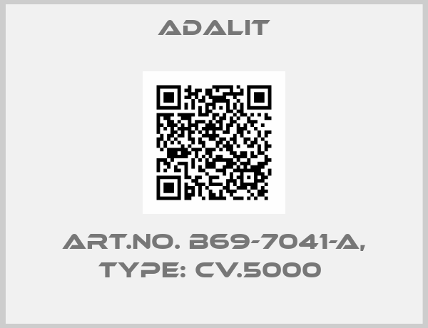 Adalit-Art.No. B69-7041-A, Type: CV.5000 