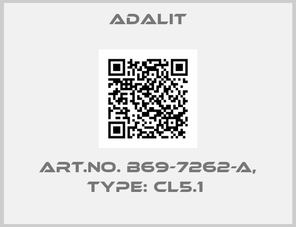 Adalit-Art.No. B69-7262-A, Type: CL5.1 