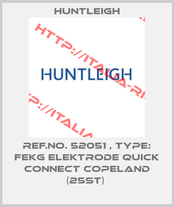 Huntleigh-Ref.No. 52051 , Type: FEKG Elektrode Quick Connect Copeland (25St) 