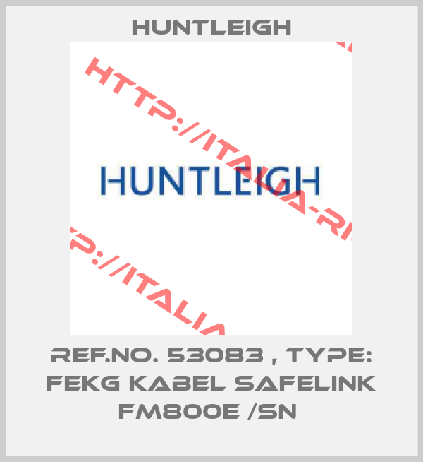 Huntleigh-Ref.No. 53083 , Type: FEKG Kabel Safelink FM800E /SN 
