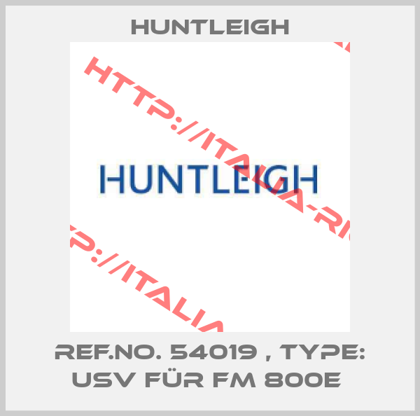 Huntleigh-Ref.No. 54019 , Type: USV für FM 800E 