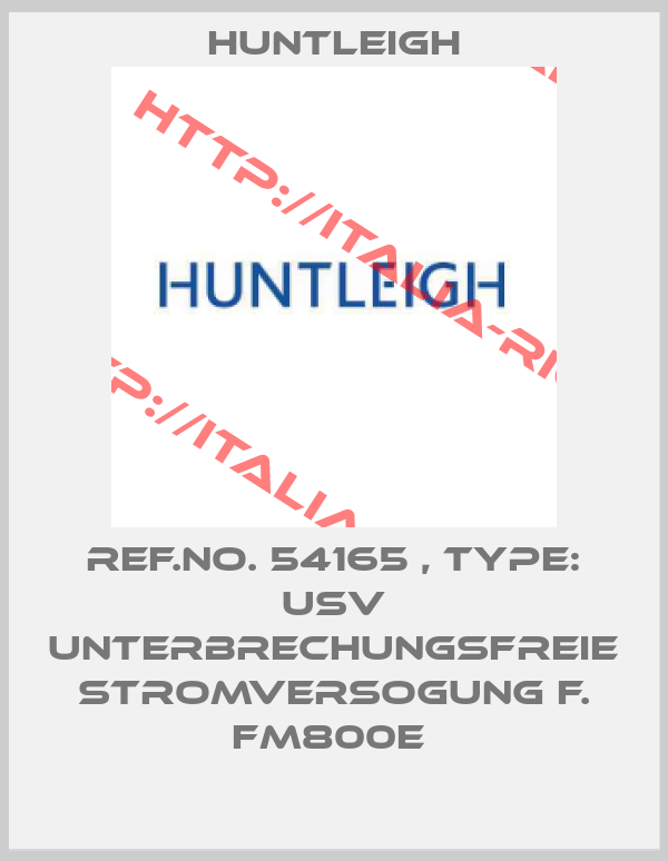 Huntleigh-Ref.No. 54165 , Type: USV Unterbrechungsfreie Stromversogung f. FM800E 