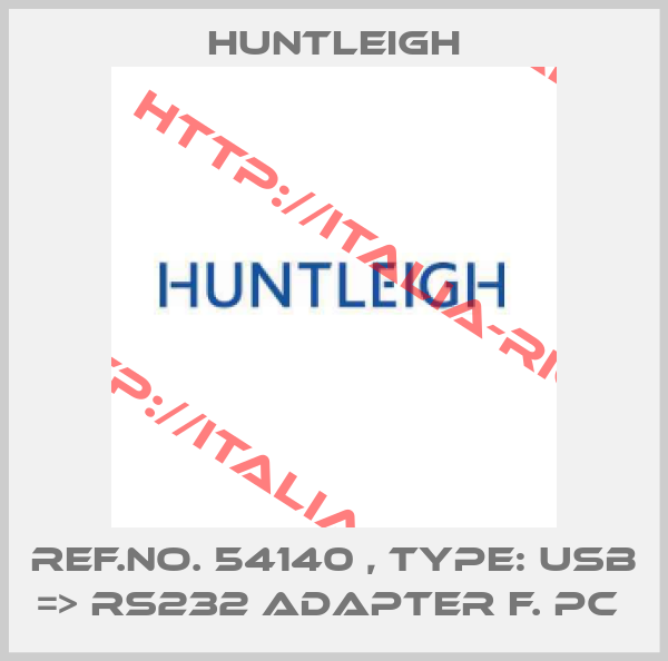 Huntleigh-Ref.No. 54140 , Type: USB => RS232 Adapter f. PC 