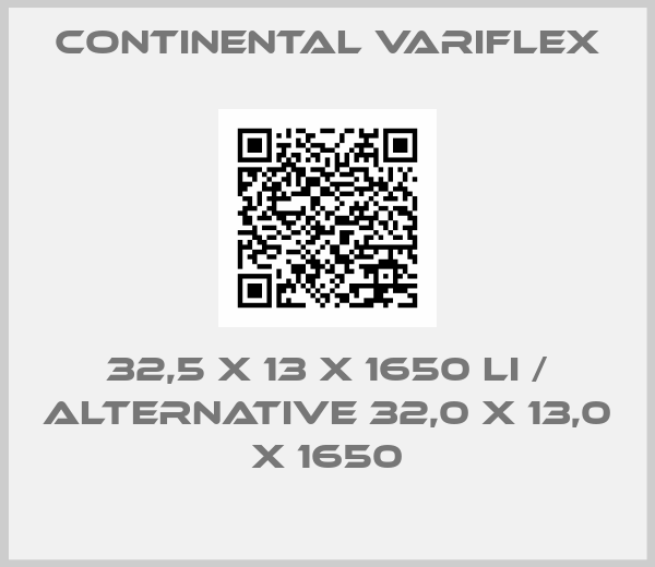 Continental Variflex-32,5 x 13 x 1650 li / alternative 32,0 x 13,0 x 1650