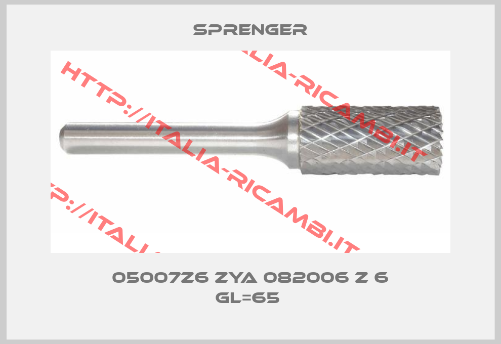 Sprenger-05007z6 ZYA 082006 Z 6 GL=65 