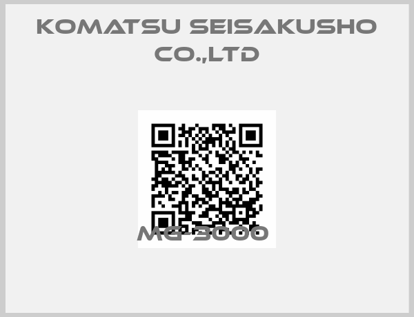 Komatsu Seisakusho Co.,Ltd-MG-3000 