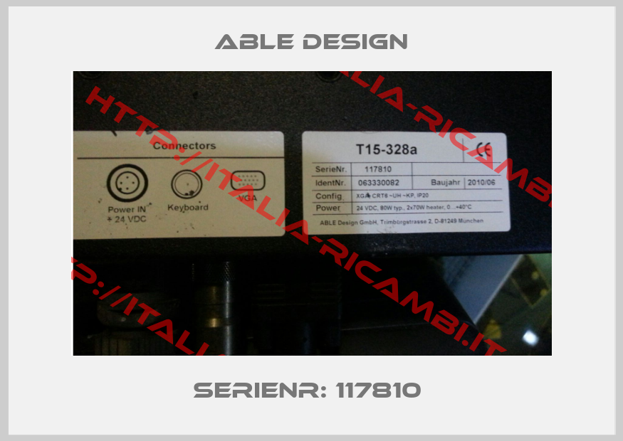Able Design-SerieNR: 117810 