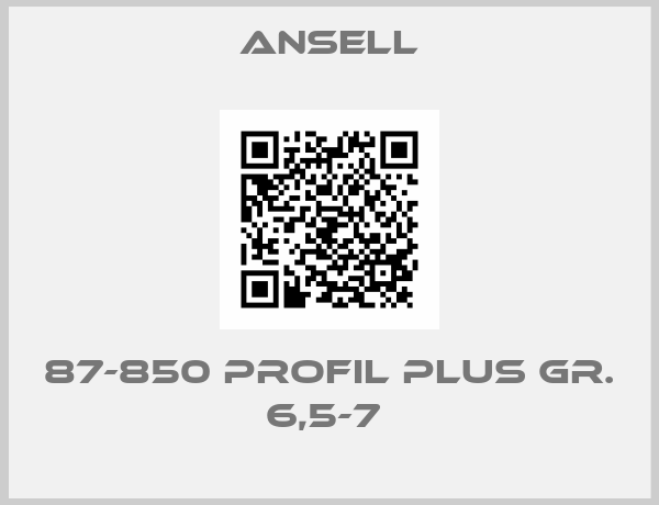 Ansell-87-850 Profil Plus Gr. 6,5-7 
