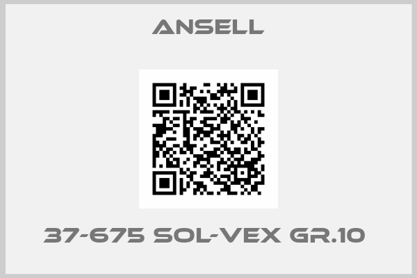 Ansell-37-675 Sol-Vex Gr.10 