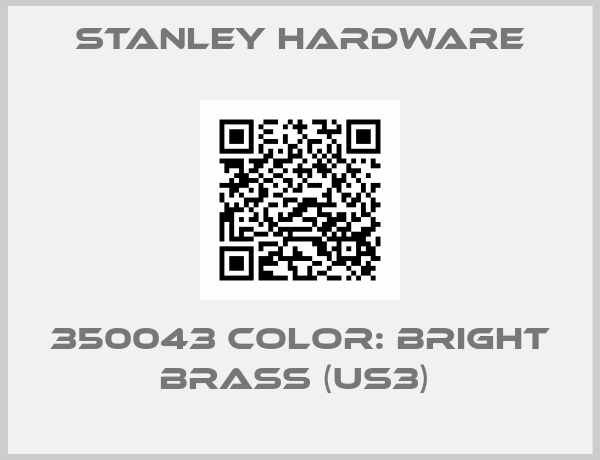 Stanley Hardware-350043 COLOR: BRIGHT BRASS (US3) 