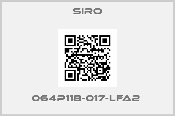 Siro-064P118-017-LFA2 