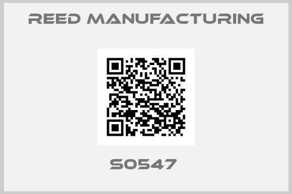 Reed Manufacturing-S0547 