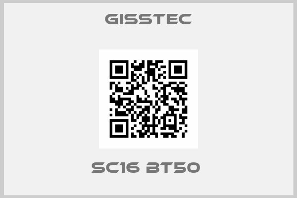 Gisstec-SC16 BT50 