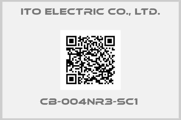 Ito Electric Co., Ltd.-CB-004NR3-SC1 