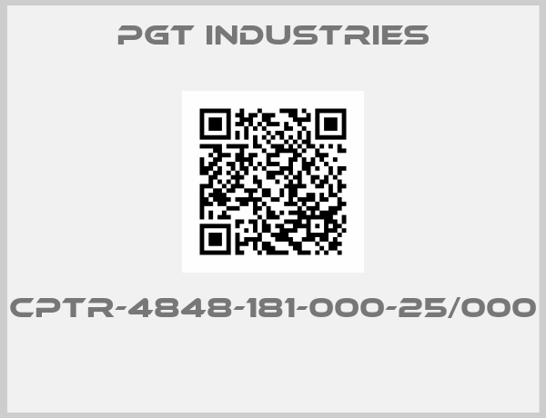 Pgt industries-CPTR-4848-181-000-25/000 