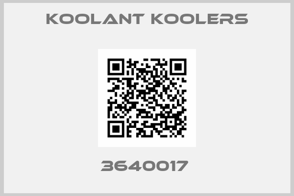 Koolant Koolers-3640017 