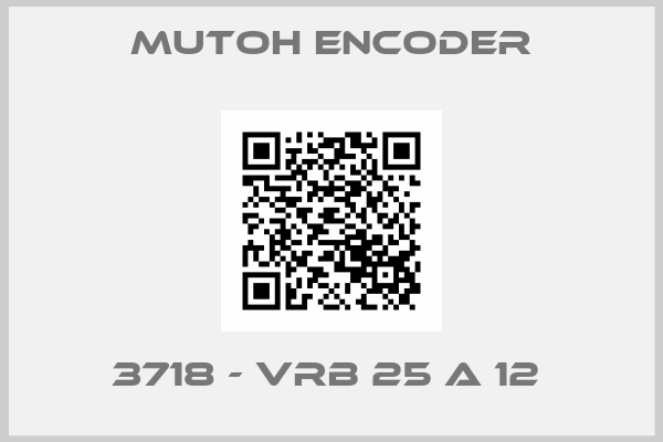 Mutoh Encoder-3718 - VRB 25 A 12 