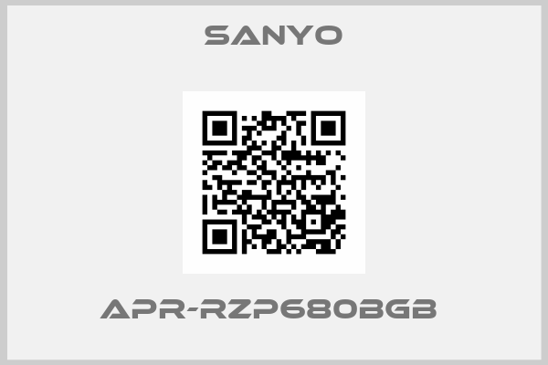 Sanyo-APR-RZP680BGB 
