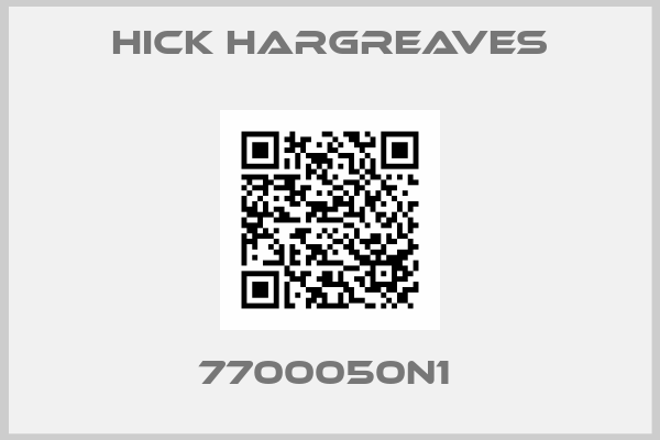HICK HARGREAVES-7700050N1 